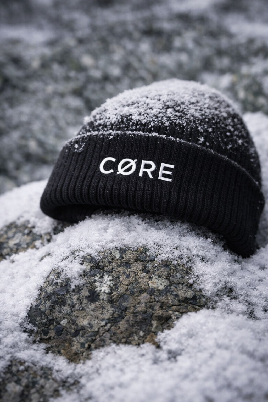 CØRE Classic Beanie – Midnight Black